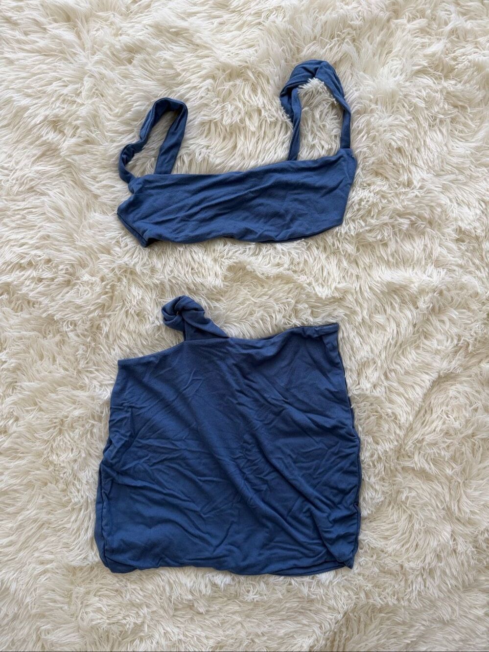 XS set top and skirt oh Polly color blue